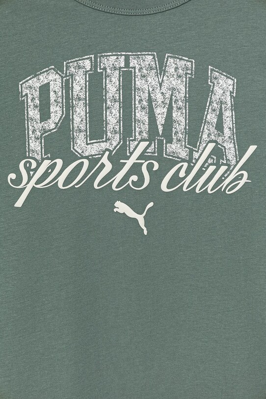 Chlapec Detské bavlnené tričko Puma CLASS Graphic Tee 685814 zelená