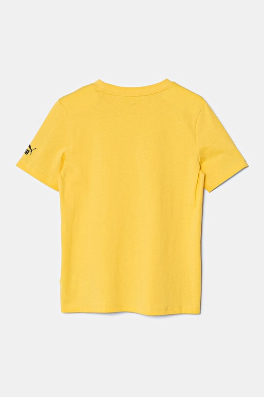 Puma t-shirt in cotone per bambini SPORT Graphic Tee 685850 giallo SS25