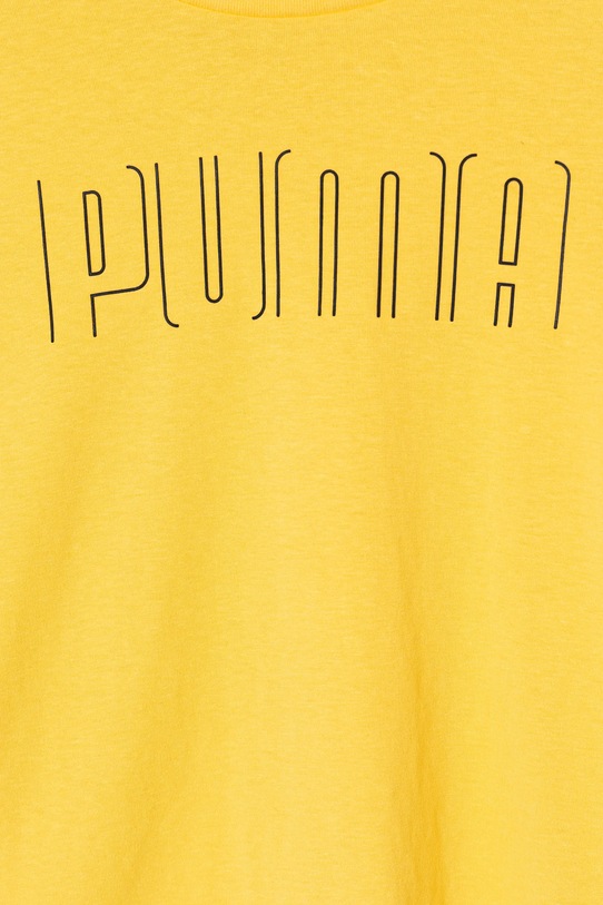 Băieți Puma tricou de bumbac pentru copii SPORT Graphic Tee 685850 galben