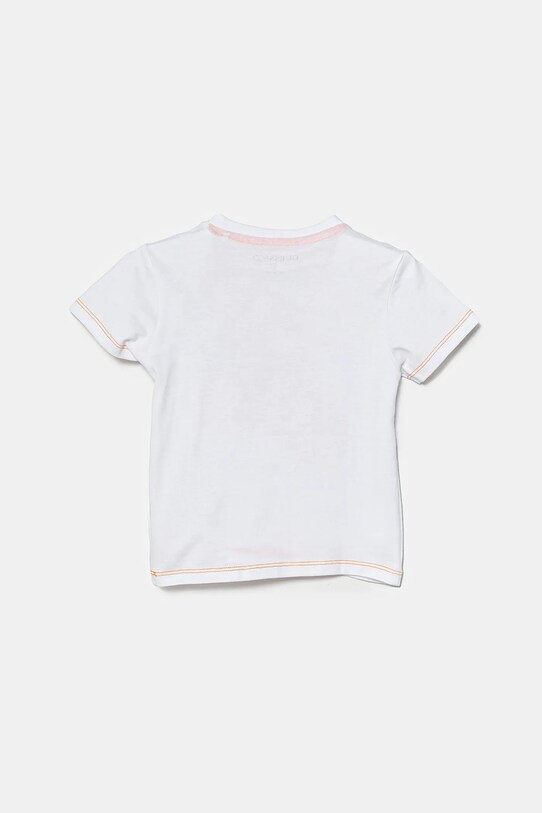 Дитяча бавовняна футболка Guess N5GI00.K8HM4.PPYA білий SS25