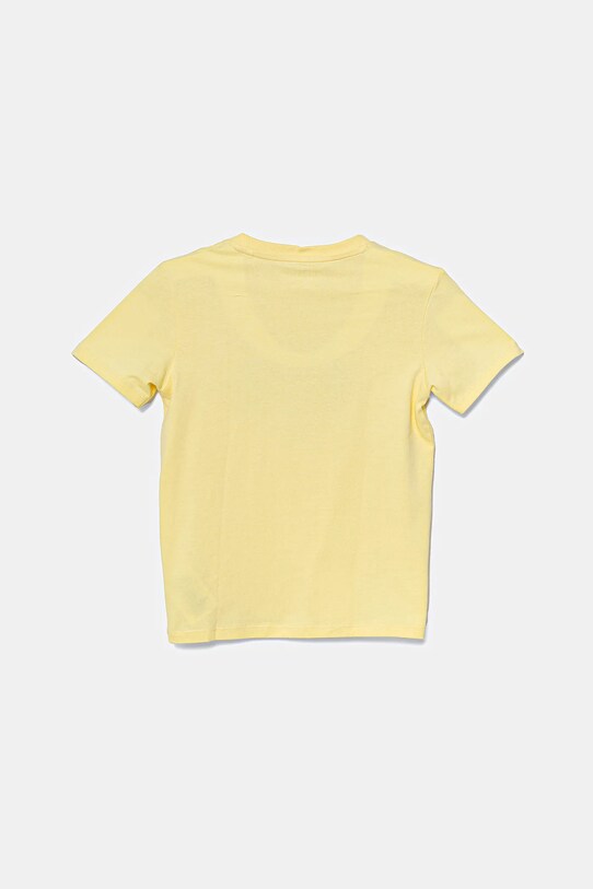 Детская хлопковая футболка Guess N5GI01.K8HM4.PPYA жёлтый SS25