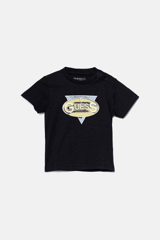 Guess tricou de bumbac pentru copii print bleumarin N5GI01.K8HM4.PPYA