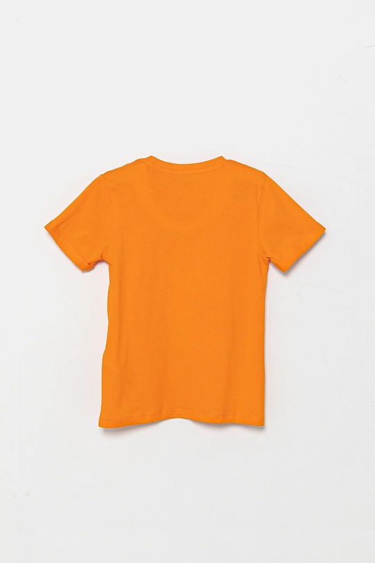 Дитяча бавовняна футболка Guess N5GI04.K8HM4.PPYA помаранчевий SS25