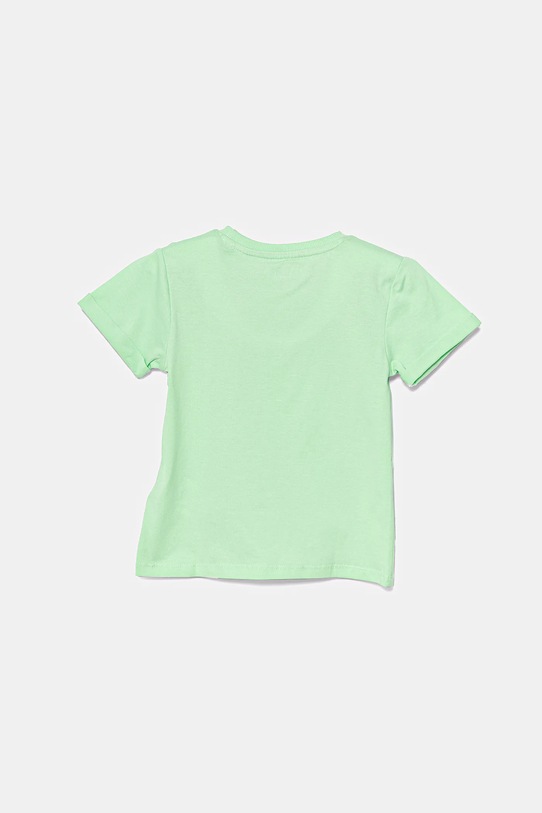 Дитяча бавовняна футболка Guess N5GI04.K8HM4.PPYA зелений SS25