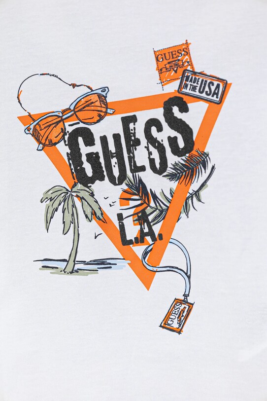 Fiú Guess gyerek pamut póló N5GI05.K8HM4.PPYA fehér