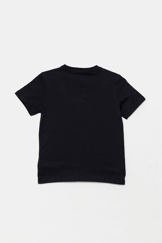 Detské bavlnené tričko Guess N5GI08.K8HM4.PPYA tmavomodrá SS25