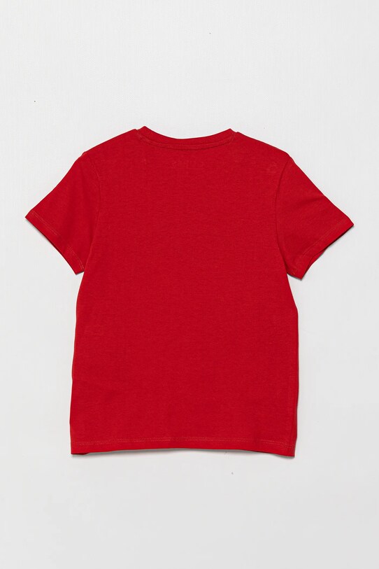 Guess t-shirt bawełniany dziecięcy N5GI16.K8HM4.PPYA czerwony SS25