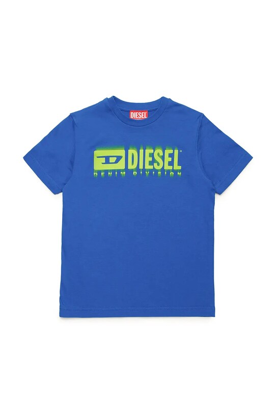 Diesel tricou de bumbac pentru copii TDIEGORL6 T-SHIRT print albastru J02033