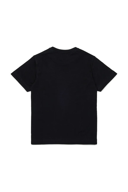 Dječja pamučna majica kratkih rukava Diesel TDIEGORL6 T-SHIRT J02033 crna SS25