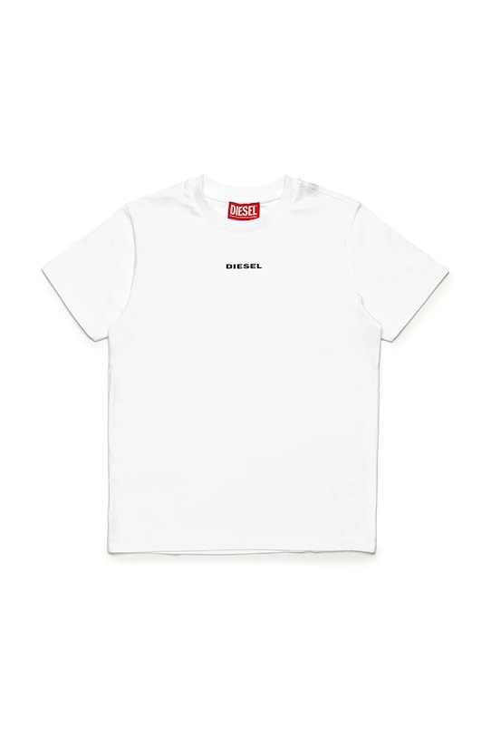 Diesel tricou de bumbac pentru copii UTATOR UW T-SHIRT print alb J02078