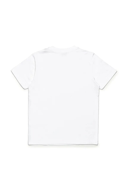 Diesel t-shirt in cotone per bambini UTATOR UW T-SHIRT J02078 bianco SS25