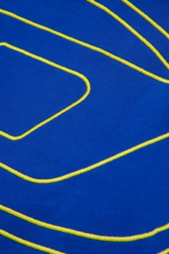 Dětské bavlněné tričko Diesel TBOGGYMEGOVALD OVER T-SHIRT modrá J02276