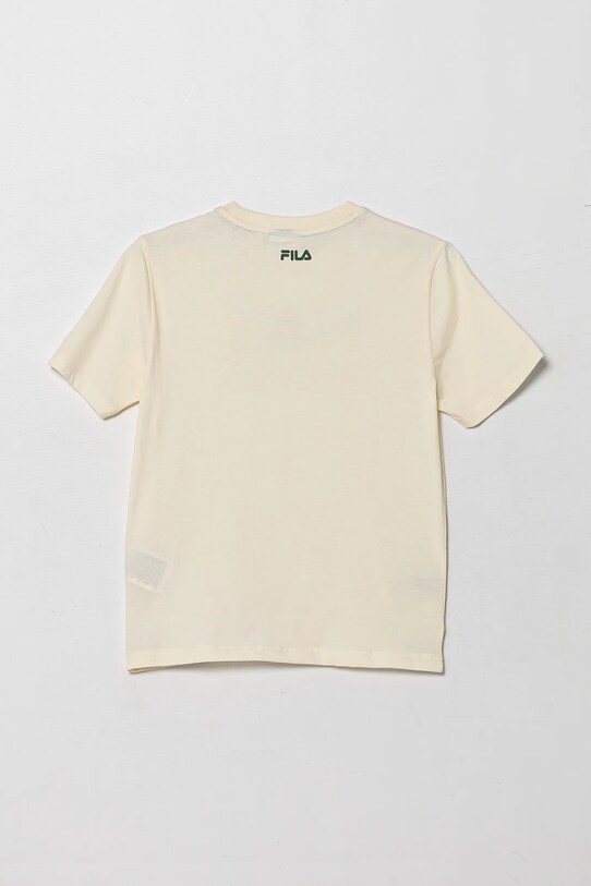 Fila tricou de bumbac pentru copii IFFEZHEIM FAT0667 bej SS25