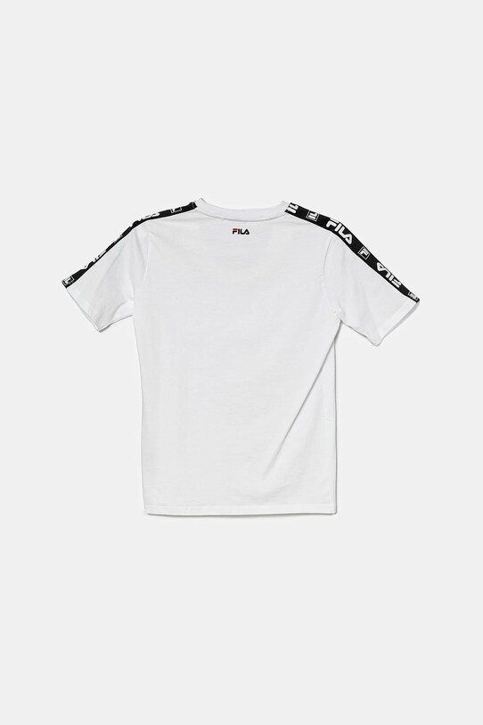 Fila tricou de bumbac pentru copii IDELBERG FAT0672 alb SS25