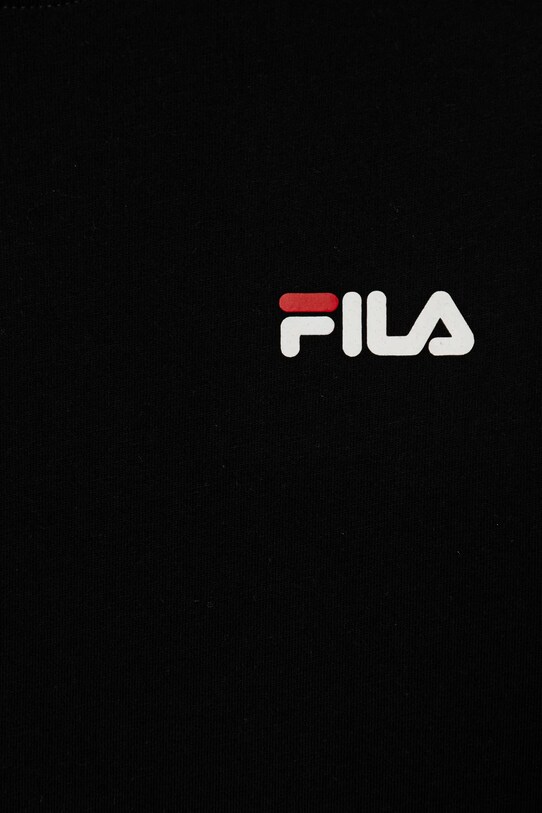 Chlapec Detské bavlnené tričko Fila IDELBERG FAT0672 čierna