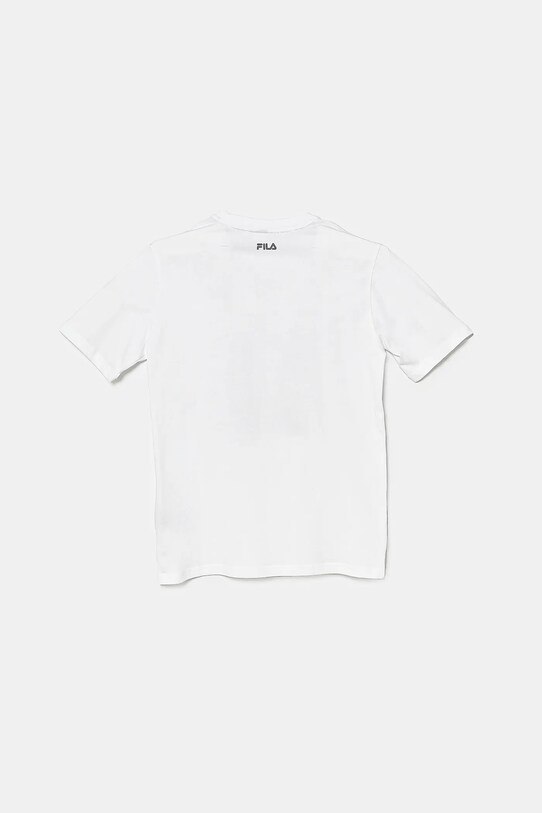 Fila tricou de bumbac pentru copii ILLERRIEDEN FAT0681 alb SS25