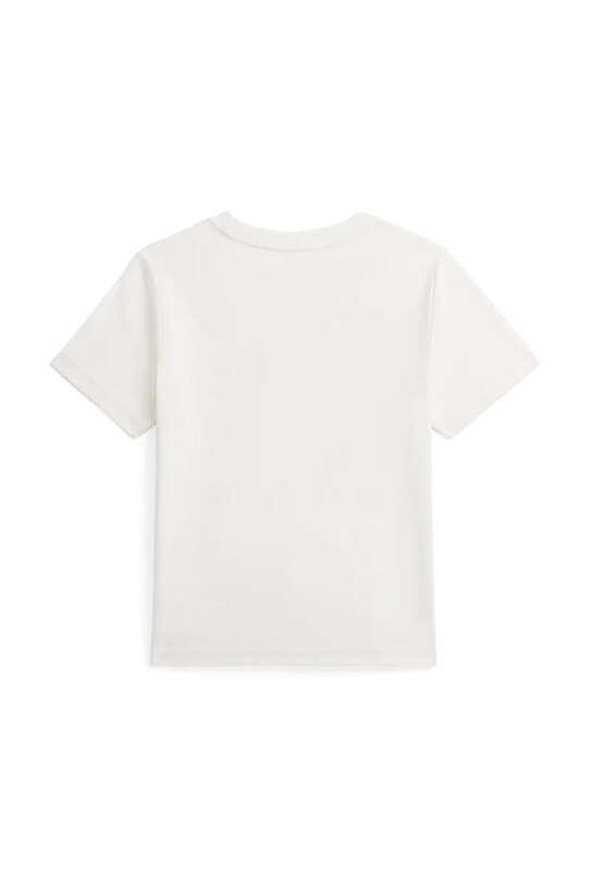 Polo Ralph Lauren tricou de bumbac pentru copii 322965889001 alb SS25