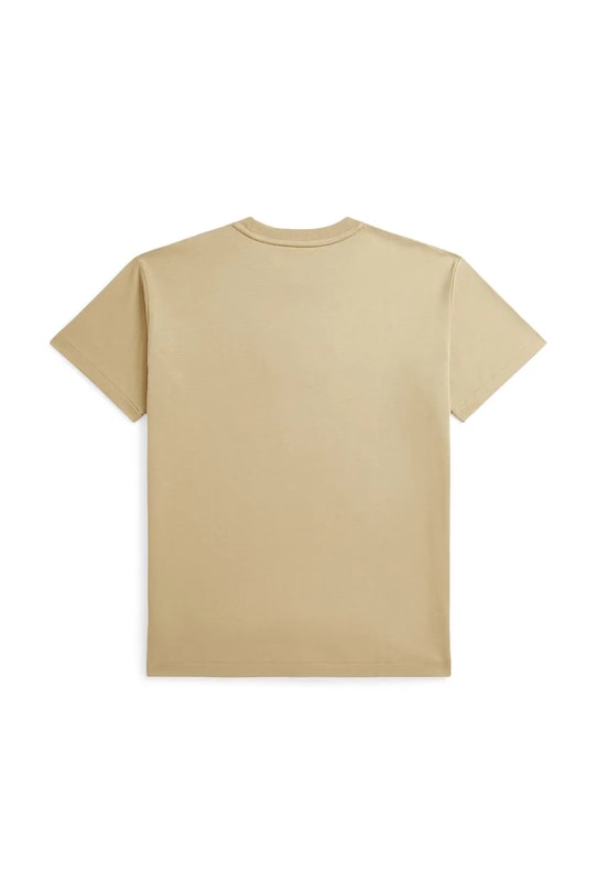 Βαμβακερό μπλουζάκι Polo Ralph Lauren 323964779005 μπεζ SS25