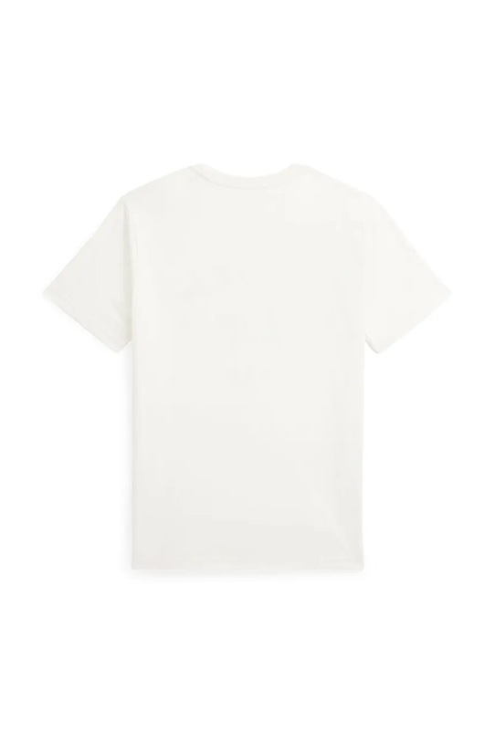 Παιδικό βαμβακερό μπλουζάκι Polo Ralph Lauren 323965889001 λευκό SS25