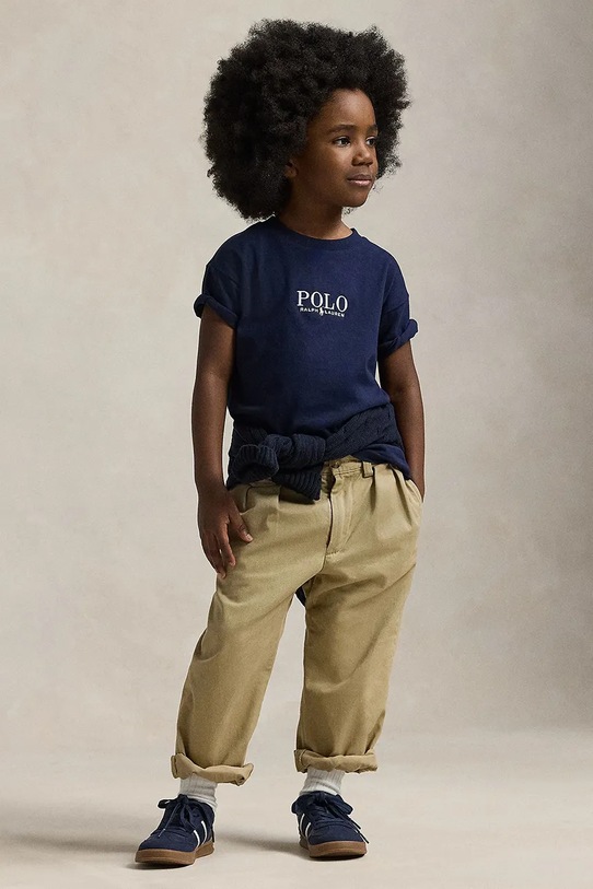 Μπλουζάκι Polo Ralph Lauren σκούρο μπλε 322964779001