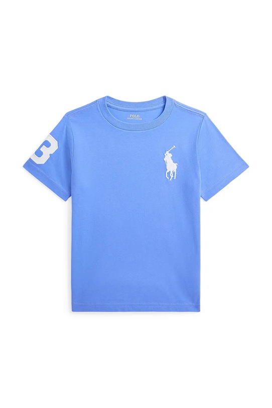 Polo Ralph Lauren tricou de bumbac pentru copii uni albastru 322832907062