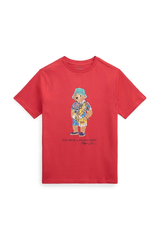 Tričko Polo Ralph Lauren okrúhly červená 323973122005