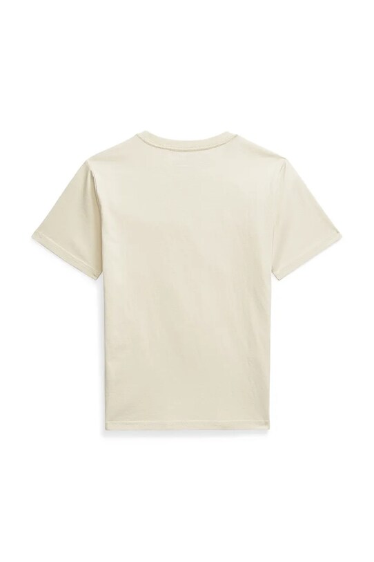 Polo Ralph Lauren tricou de bumbac pentru copii 323832904182 bej SS25