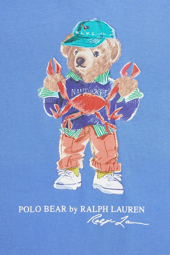 Αγορίστικα Παιδικό βαμβακερό μπλουζάκι Polo Ralph Lauren 323973136001 μπλε