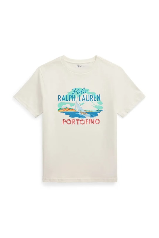Kratka majica Polo Ralph Lauren Bombaž bela 323965901001