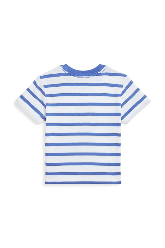 Polo Ralph Lauren t-shirt bawełniany niemowlęcy 320965904001 niebieski SS25