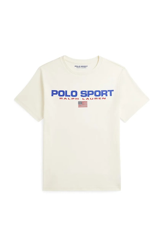 Polo Ralph Lauren gyerek pamut póló pamut bézs 323837629010