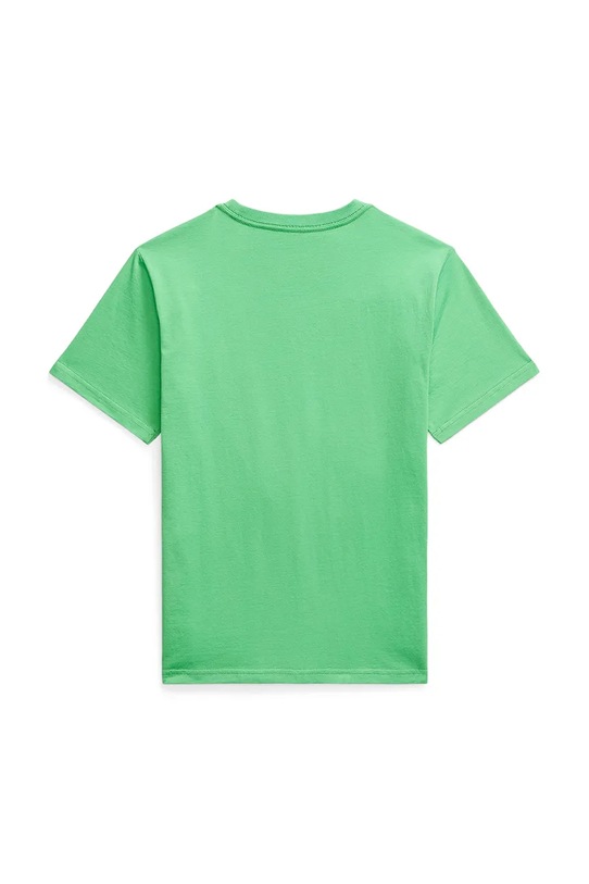 Dětské bavlněné tričko Polo Ralph Lauren 323832904178 zelená SS25