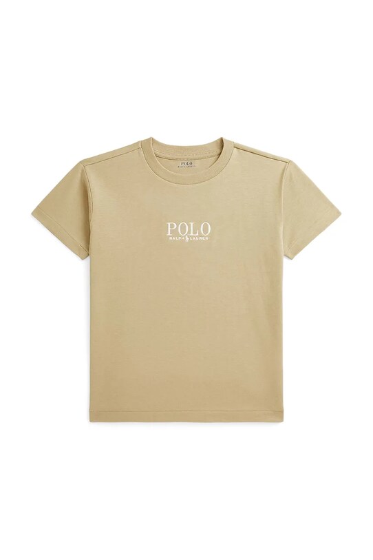 Polo Ralph Lauren t-shirt bawełniany dziecięcy bawełna beżowy 322964779005