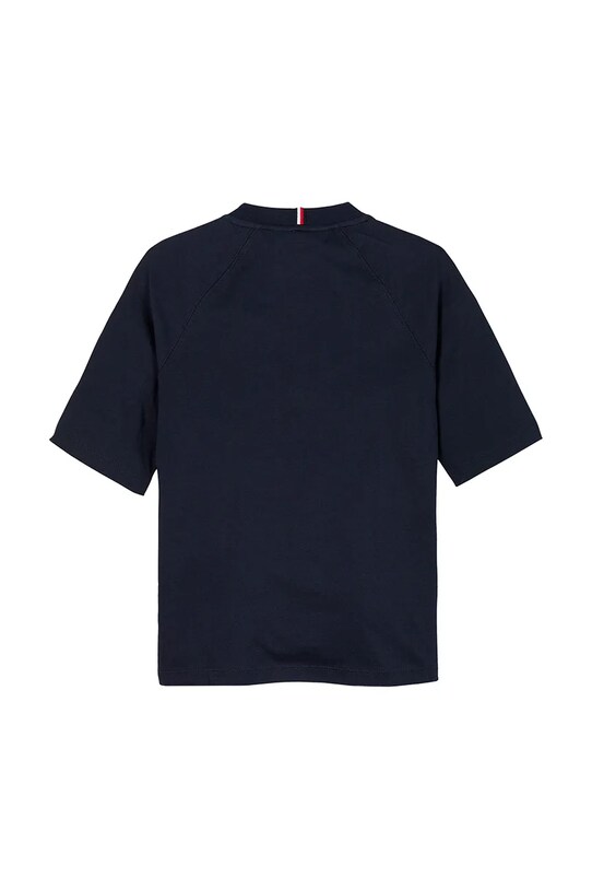 Băieți Tommy Hilfiger tricou de bumbac pentru copii KB0KB09533.128.176.PPYA bleumarin