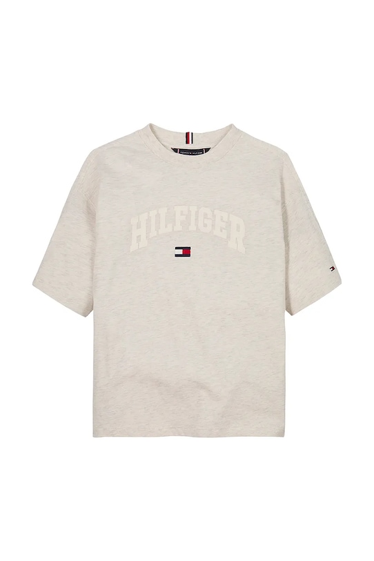 Detské bavlnené tričko Tommy Hilfiger KB0KB09533.104.122.PPYA biela SS25