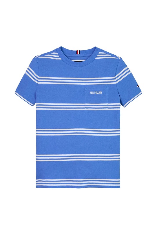 Tommy Hilfiger tricou copii KB0KB09534.128.176.PPYA albastru SS25