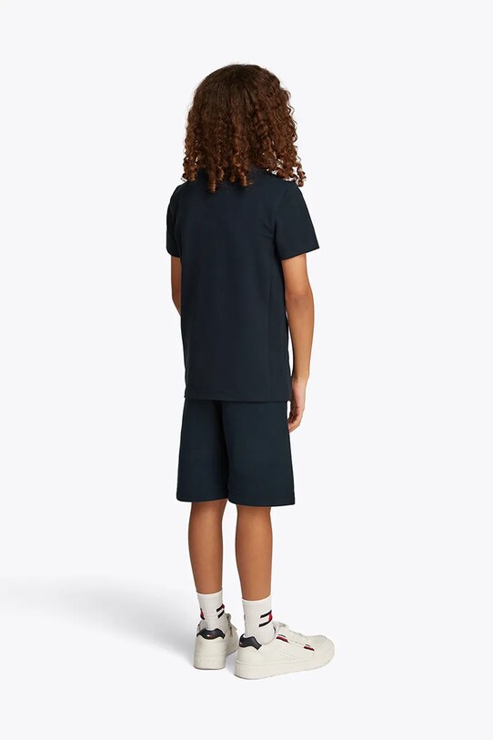 Дитяча футболка Tommy Hilfiger темно-синій KB0KB09534.128.176.PPYA