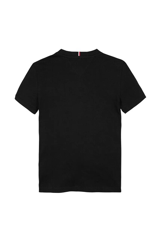 Băieți Tommy Hilfiger tricou de bumbac pentru copii KB0KB09538.128.176.PPYA negru
