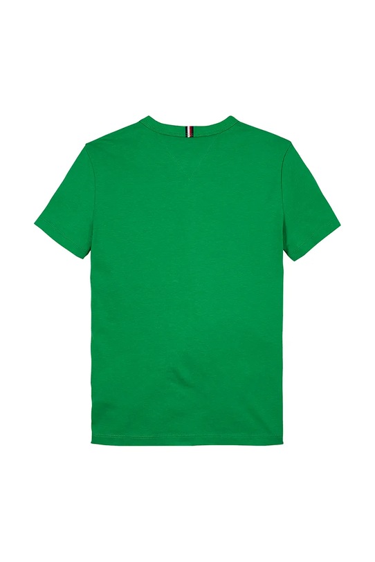 Хлопчик Дитяча бавовняна футболка Tommy Hilfiger KB0KB09649.98.122.PPYA зелений