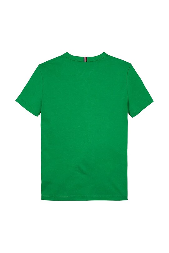 Băieți Tommy Hilfiger tricou de bumbac pentru copii KB0KB09649.128.176.PPYA verde