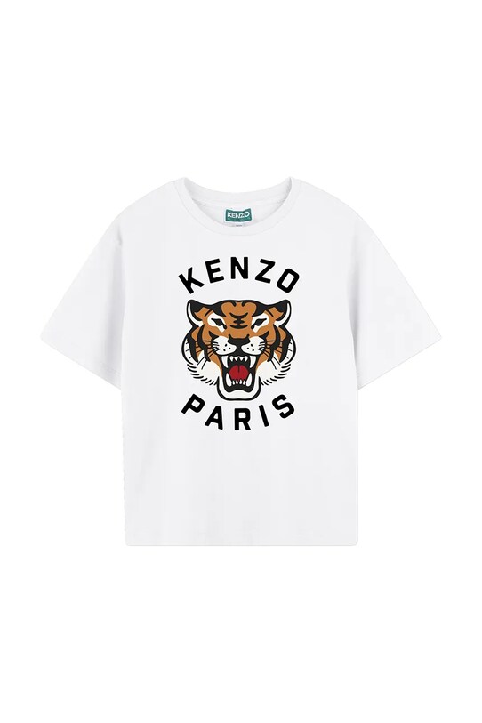 Детская хлопковая футболка Kenzo Kids хлопок белый K61137.162