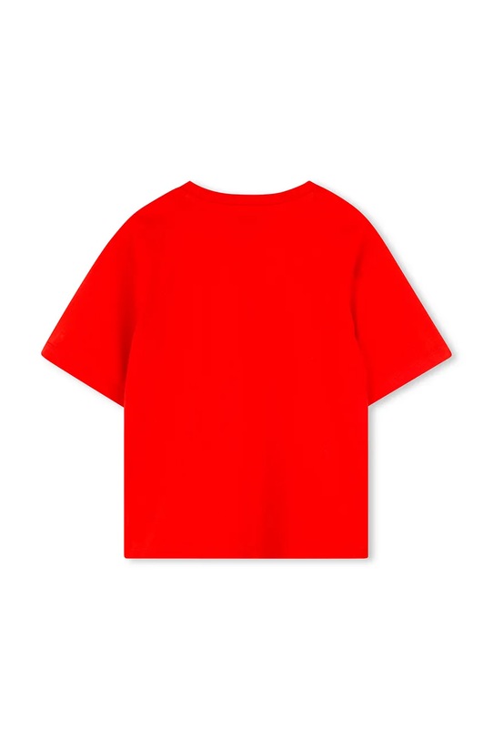 Детская хлопковая футболка Kenzo Kids K61137.162 красный SS25