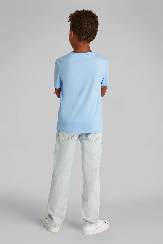 Calvin Klein Jeans t-shirt bawełniany dziecięcy 2-pack niebieski IB0IB01093.128.176.PPYA