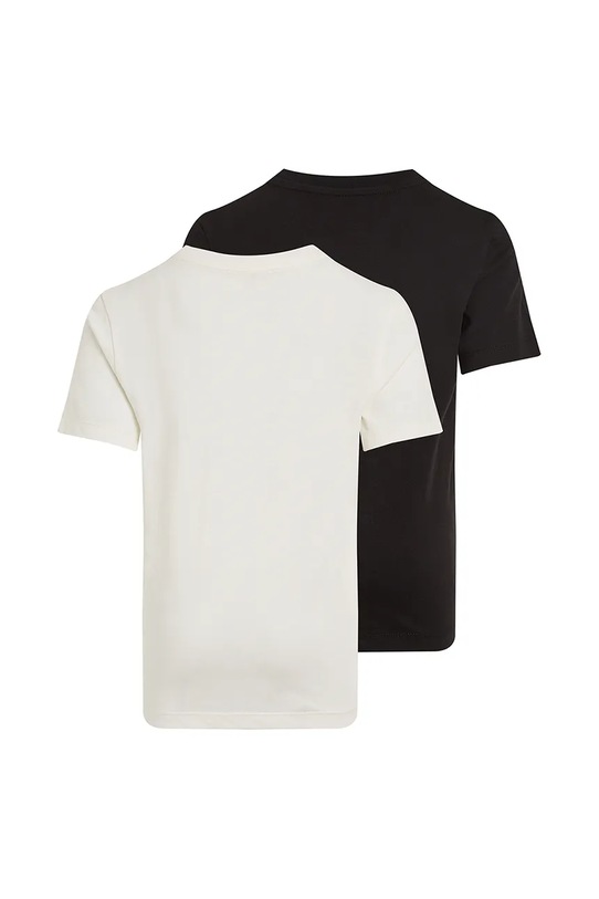 Otroška bombažna kratka majica Calvin Klein Jeans 2-pack IB0IB02441.104.116.PPYA bež SS25