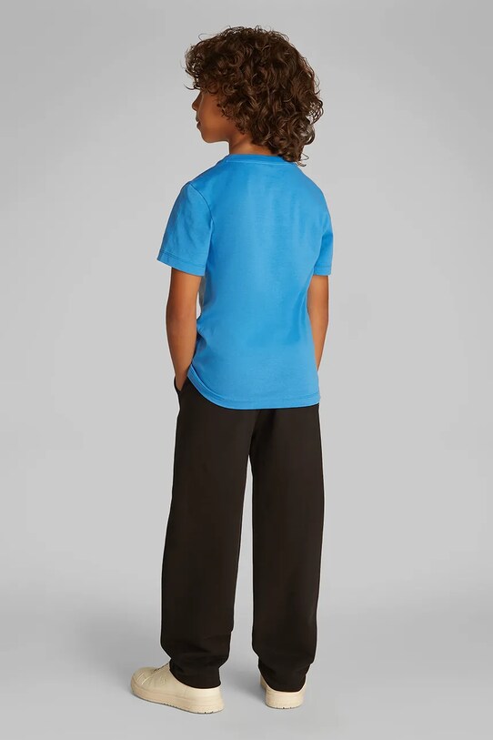 Παιδικό βαμβακερό μπλουζάκι Calvin Klein Jeans 2-pack μπλε IB0IB02441.128.176.PPYA