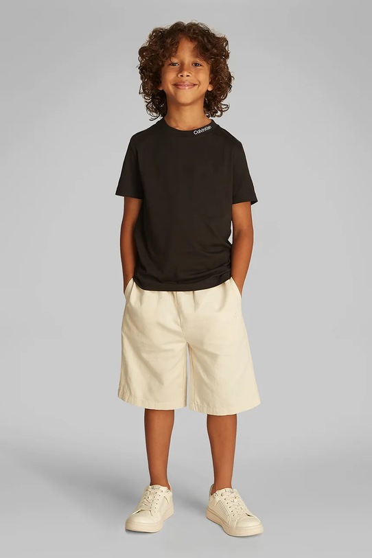 CHLAPEC Dětské bavlněné tričko Calvin Klein Jeans 2-pack IB0IB02444.128.176.PPYA zelená