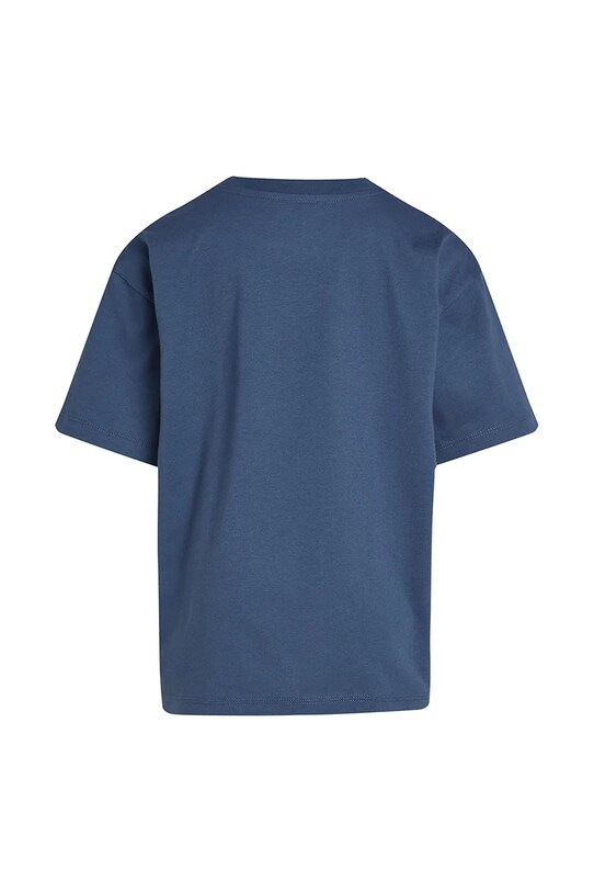 Хлопчик Дитяча бавовняна футболка Calvin Klein Jeans IB0IB02448.PPYA темно-синій