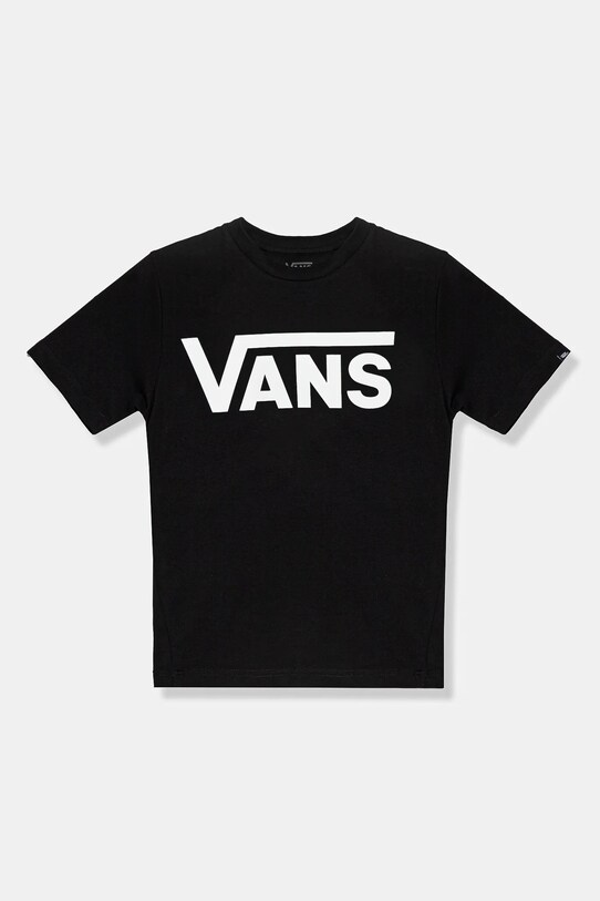 Vans tricou de bumbac pentru copii CLASSIC print negru VN0A3W76BLK1
