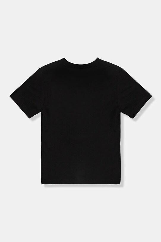 Vans tricou de bumbac pentru copii CLASSIC VN0A3W76BLK1 negru SS25
