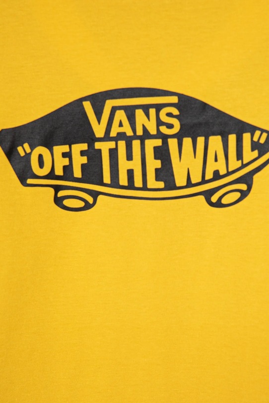 Dječaci Dječja pamučna majica kratkih rukava Vans STYLE 76 VN000IVEZX71 zlatna